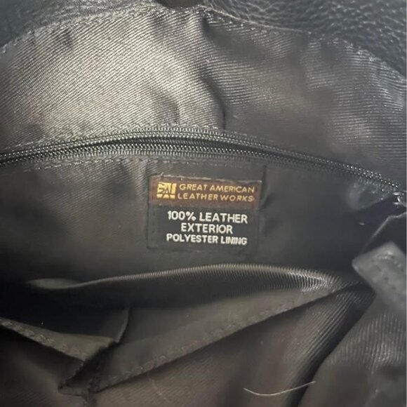 Black genuine leather purse from Great American LEatherworks - Picture 8 of 8